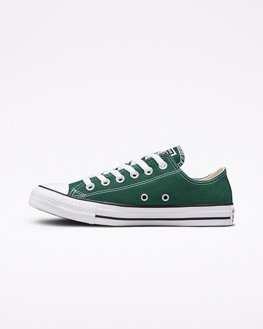 Pánské Boty Nízké Converse Chuck Taylor All Star Seasonal Color Zelene Bílé Černé | CZ FOXH70